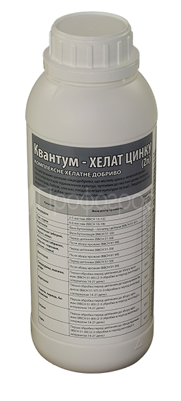 Мікродобриво Квантум Хелат Цинку 100 (Zn) (1 л)